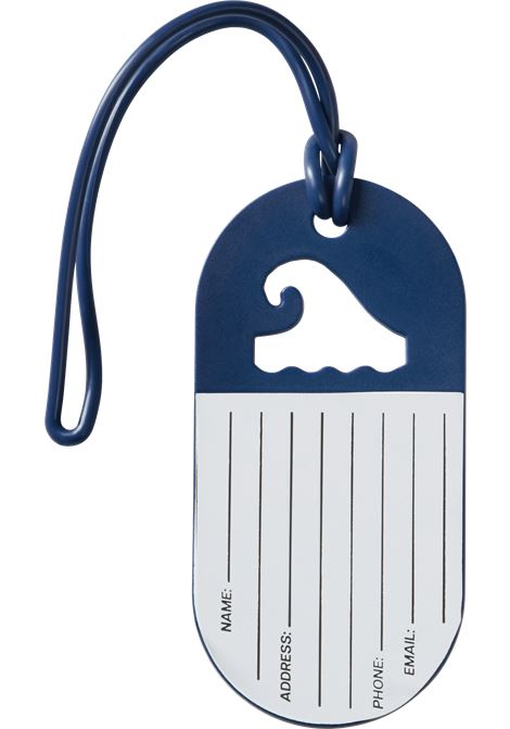 Fun Tags Porta indirizzi - Set di 2 pezzi AMERICAN TOURISTER | LUGGAGE TAG X2 FUNRIDE THE TIDE